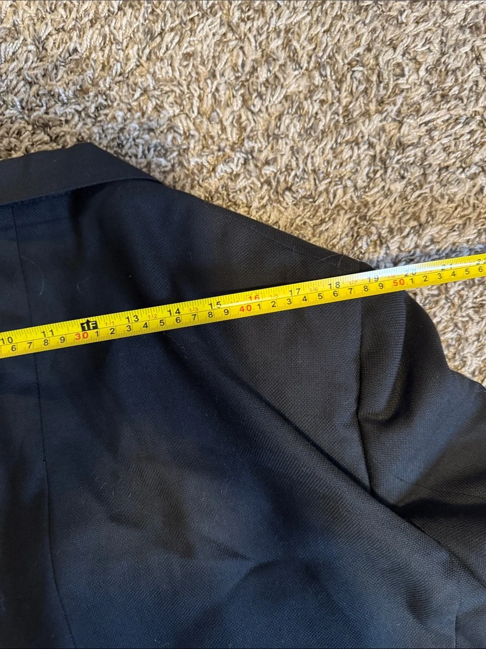 Dior Black Men's Two-Button Blazer with Burgundy Lining and Gold Buttons